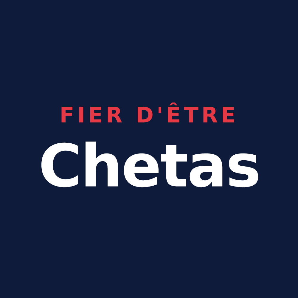 T-shirt « Fier d'être Chetas » — design pour Jainvillotte