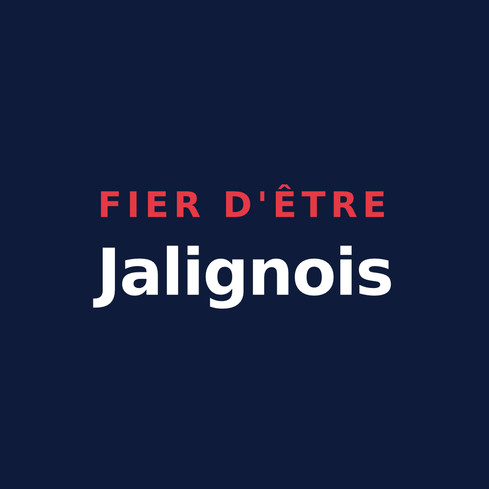 T-shirt « Fier d'être Jalignois » — design pour Jaligny-sur-Besbre