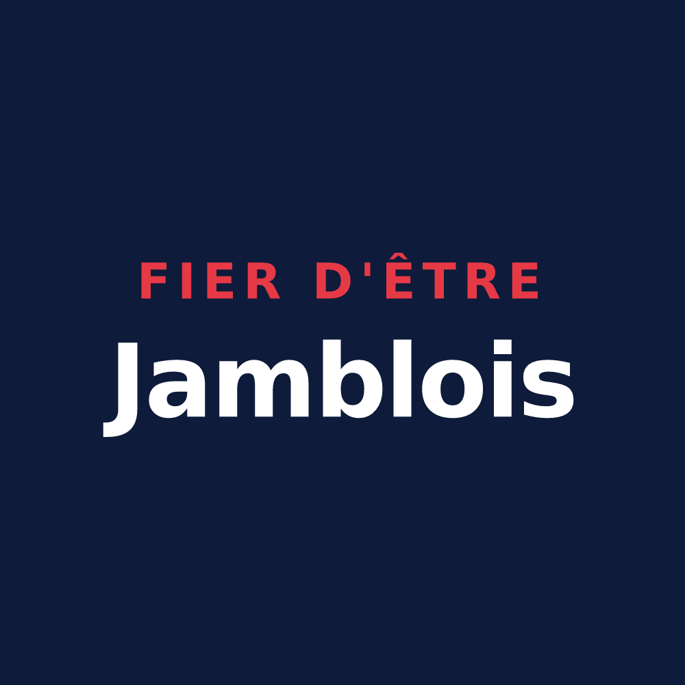 T-shirt « Fier d'être Jamblois » — design pour Jambles