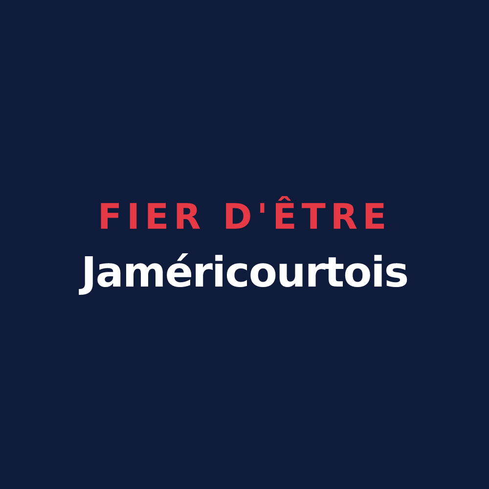 T-shirt « Fier d'être Jaméricourtois » — design pour Jaméricourt