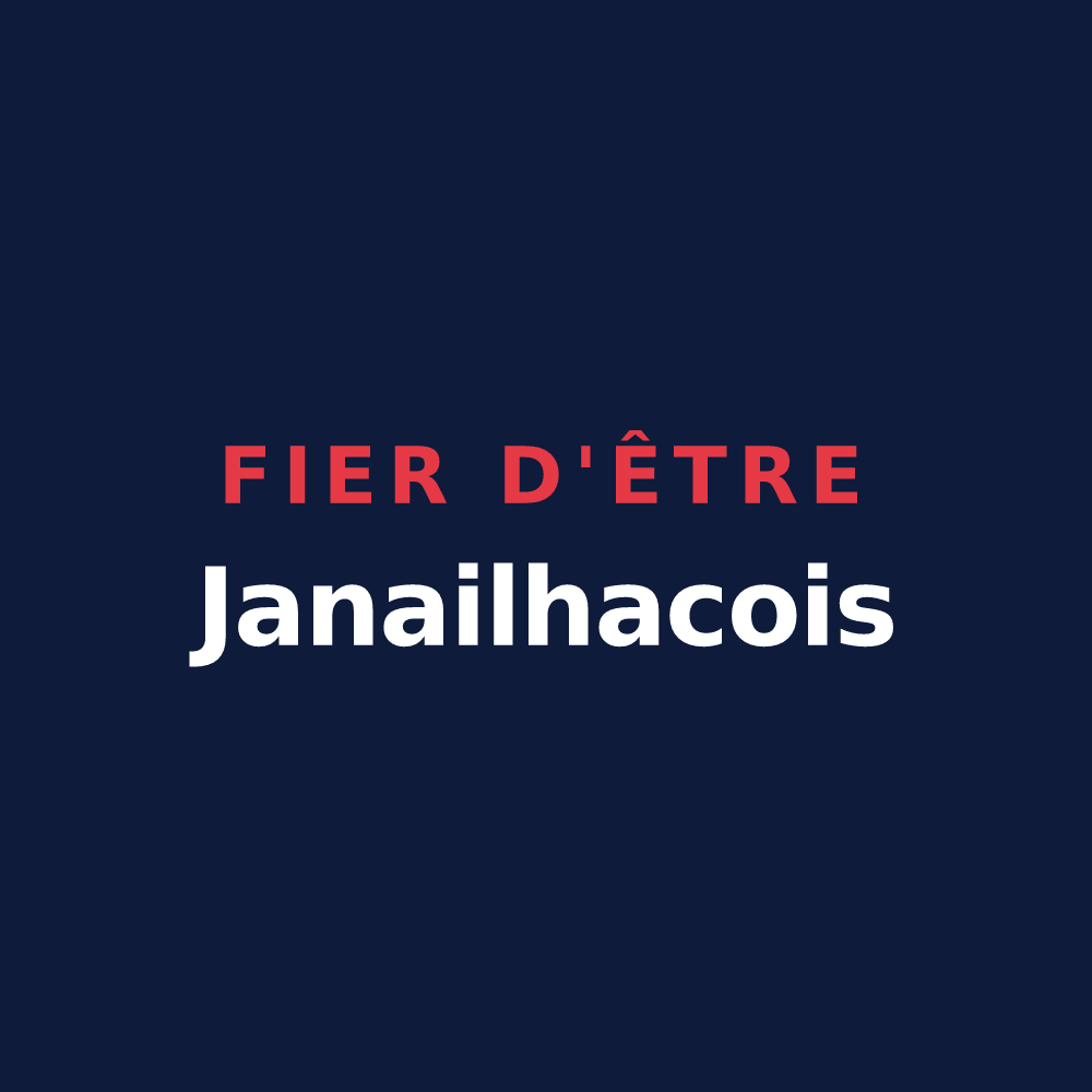 T-shirt « Fier d'être Janailhacois » — design pour Janailhac