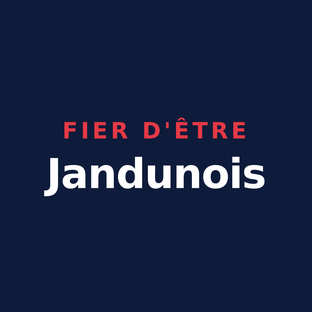 T-shirt « Fier d'être Jandunois » — design pour Jandun