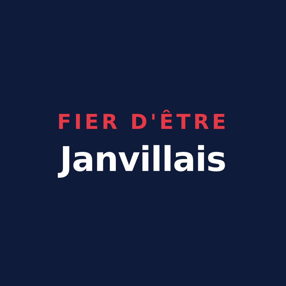 T-shirt « Fier d'être Janvillais » — design pour Janville