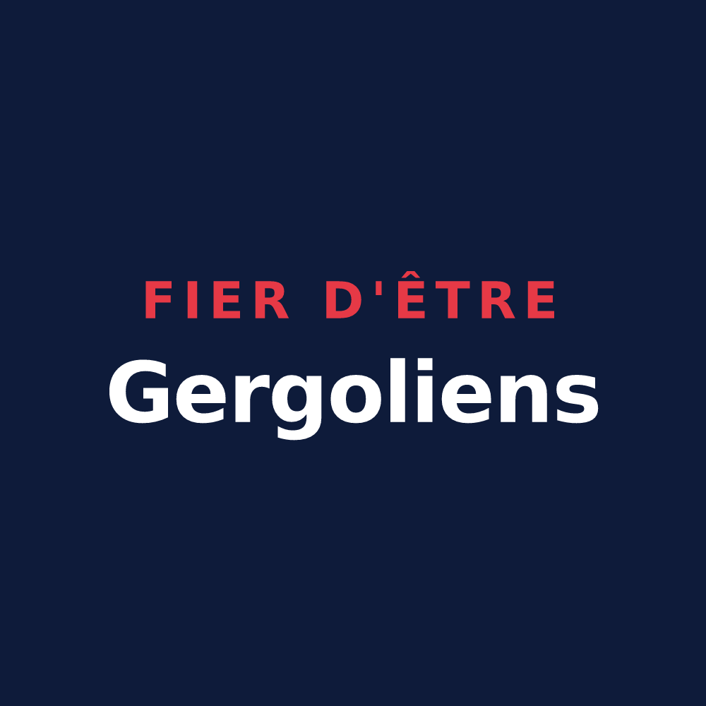 T-shirt « Fier d'être Gergoliens » — design pour Jargeau
