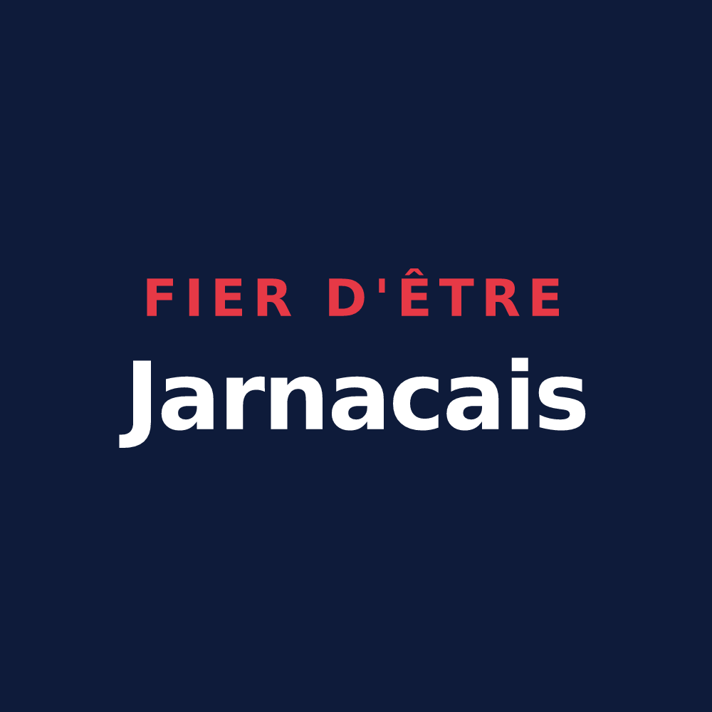 T-shirt « Fier d'être Jarnacais » — design pour Jarnac