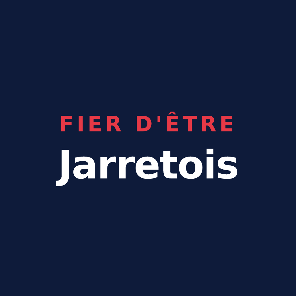 T-shirt « Fier d'être Jarretois » — design pour Jarret