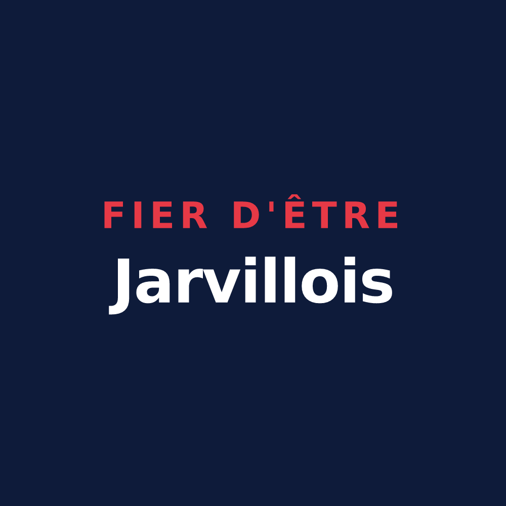 T-shirt « Fier d'être Jarvillois » — design pour Jarville-la-Malgrange