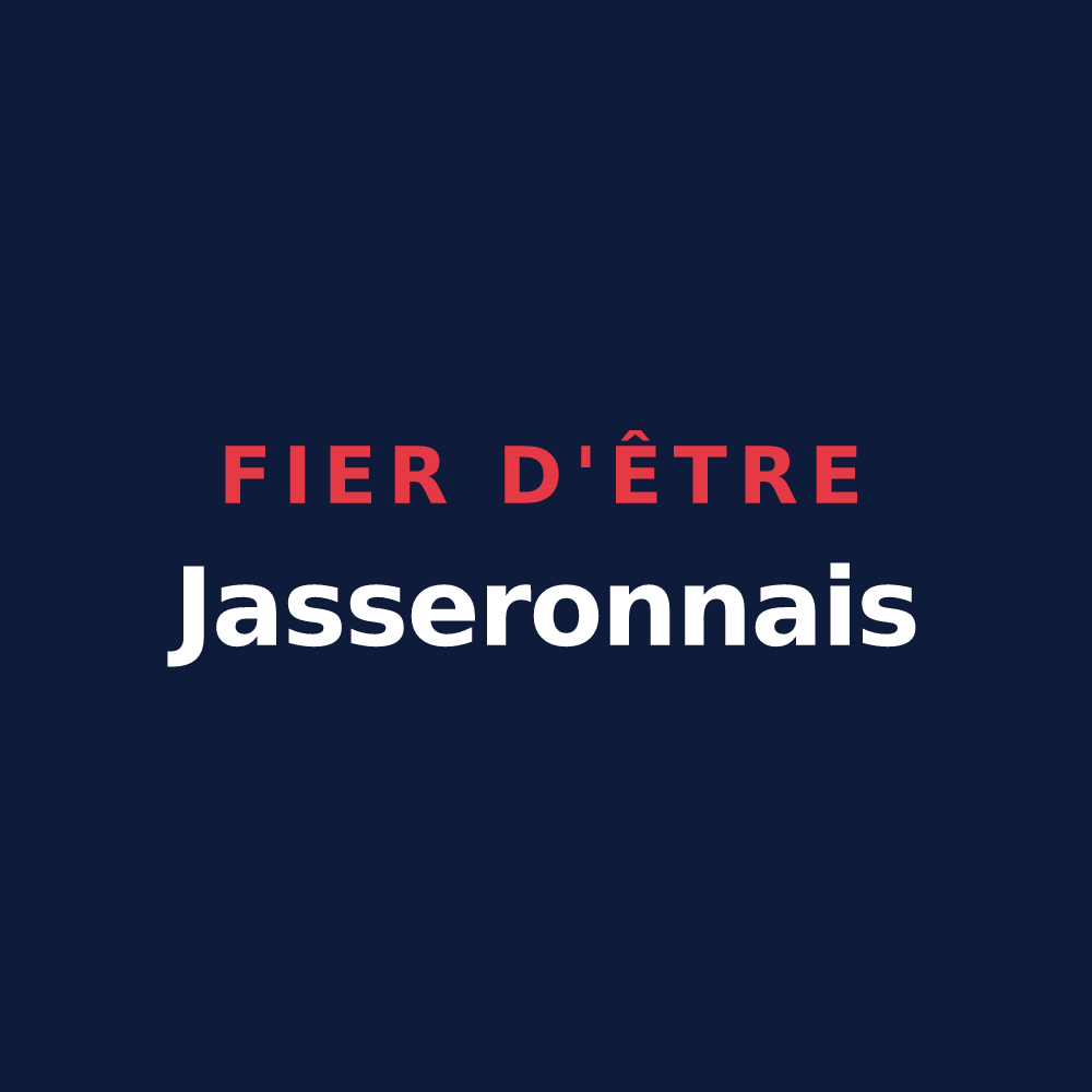 T-shirt « Fier d'être Jasseronnais » — design pour Jasseron
