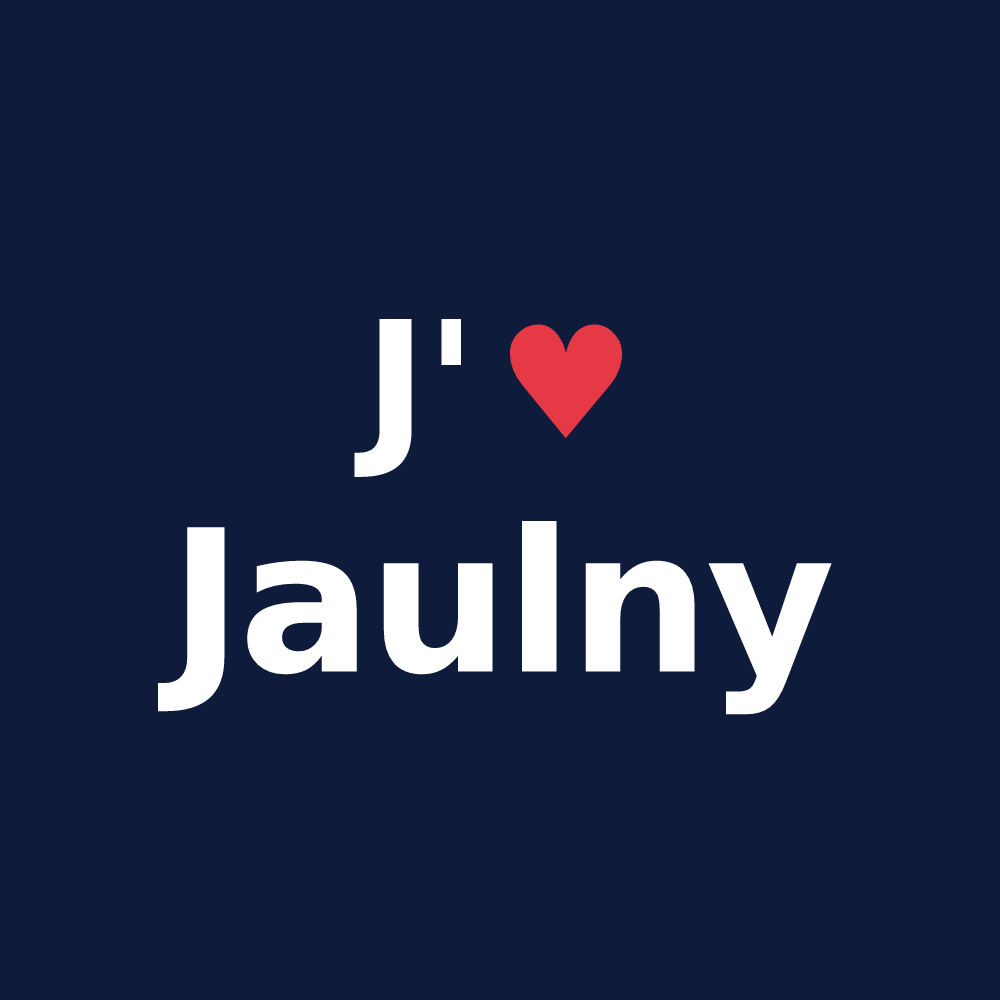 T-shirt personnalisé Jaulny — design J'aime Jaulny