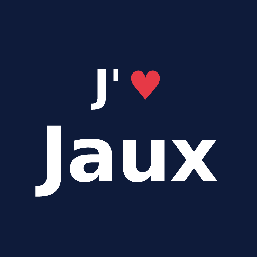 T-shirt personnalisé Jaux — design J'aime Jaux
