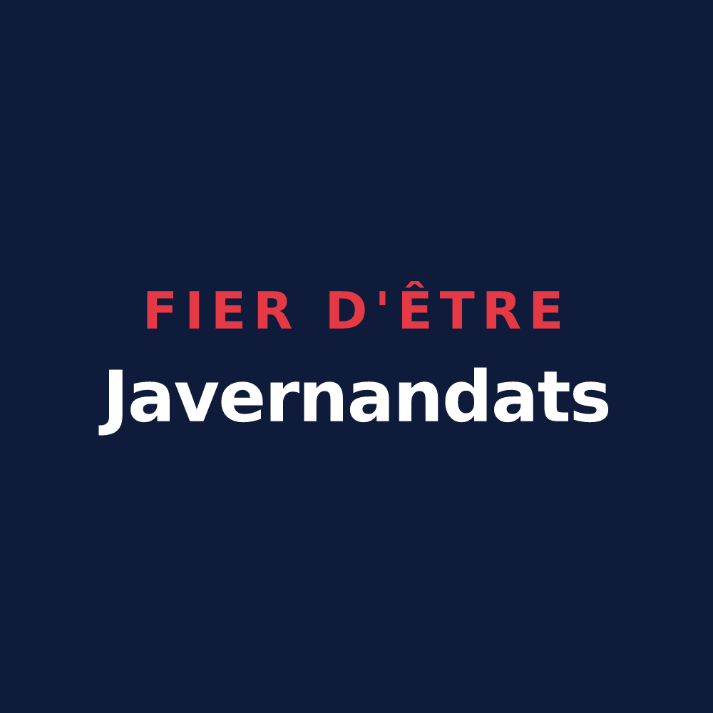 T-shirt « Fier d'être Javernandats » — design pour Javernant