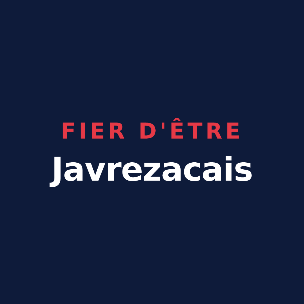 T-shirt « Fier d'être Javrezacais » — design pour Javrezac