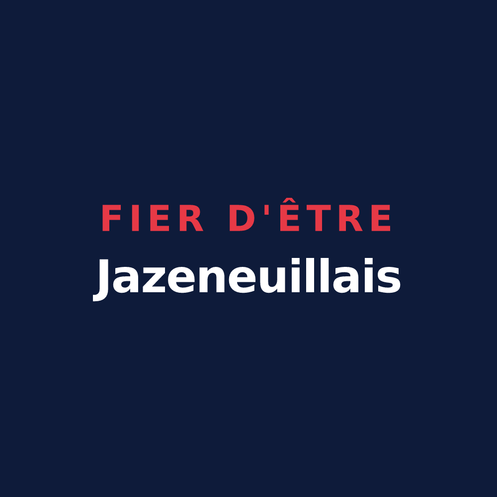 T-shirt « Fier d'être Jazeneuillais » — design pour Jazeneuil