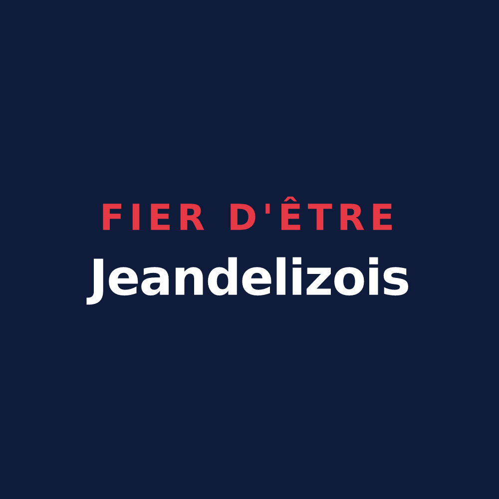 T-shirt « Fier d'être Jeandelizois » — design pour Jeandelize
