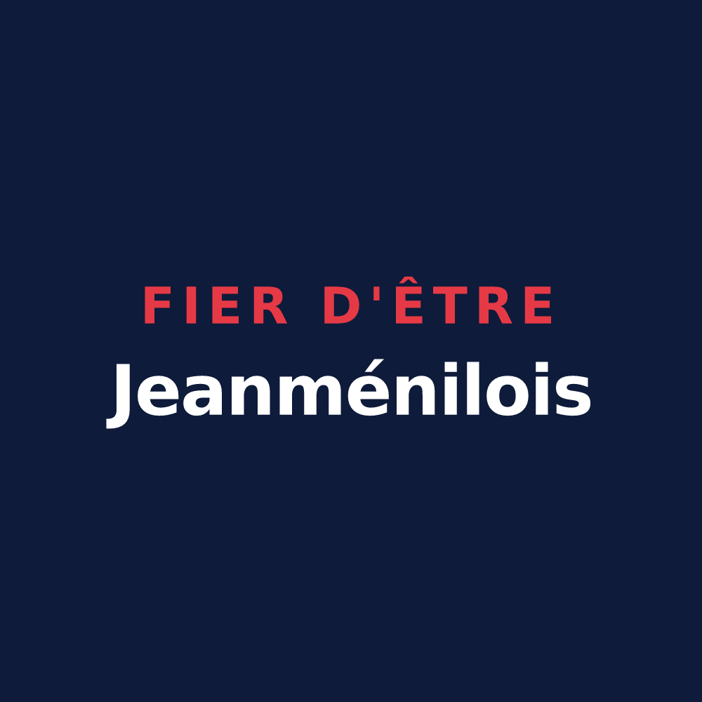 T-shirt « Fier d'être Jeanménilois » — design pour Jeanménil