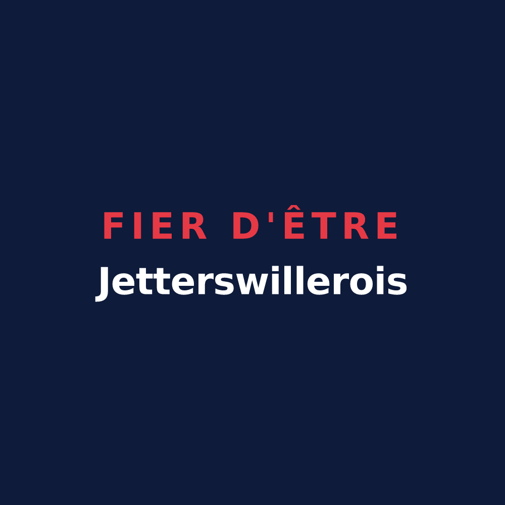 T-shirt « Fier d'être Jetterswillerois » — design pour Jetterswiller
