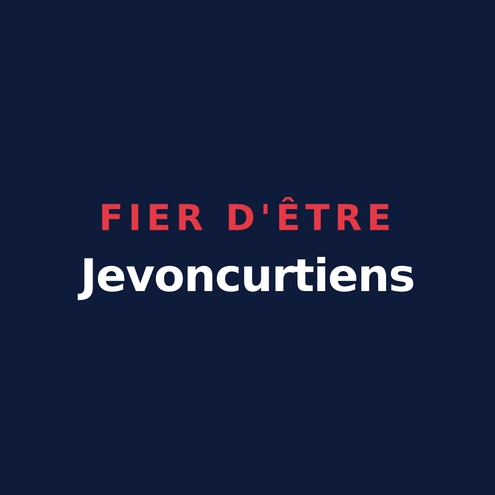 T-shirt « Fier d'être Jevoncurtiens » — design pour Jevoncourt