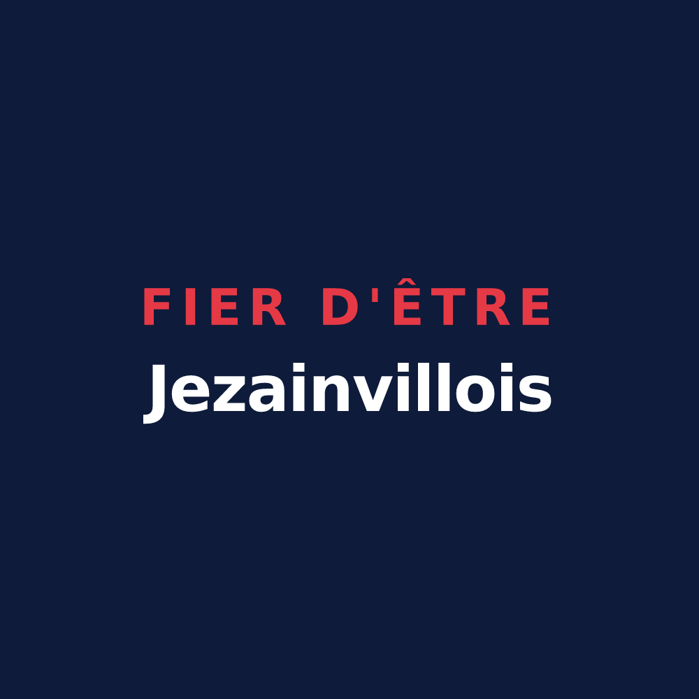 T-shirt « Fier d'être Jezainvillois » — design pour Jezainville