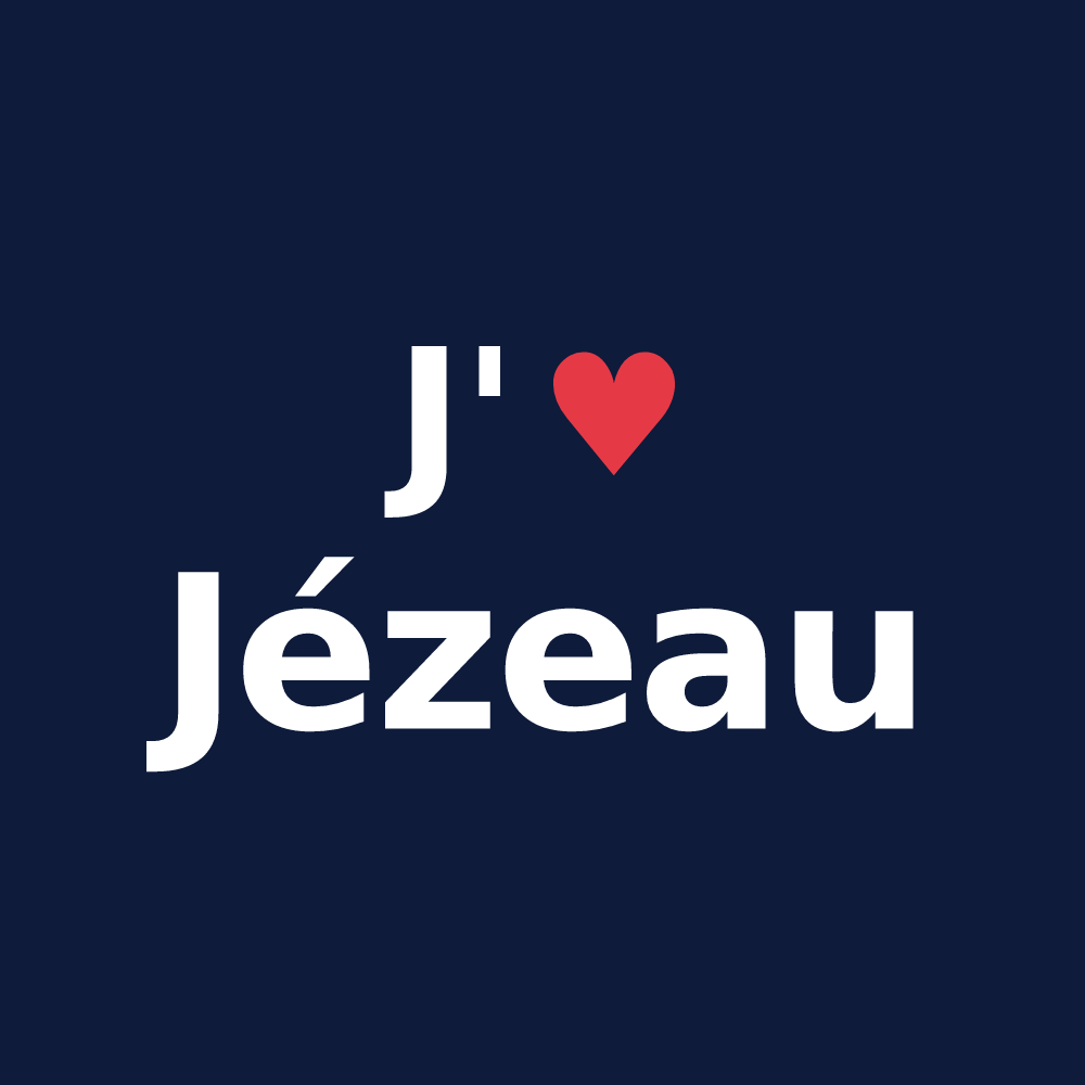 T-shirt personnalisé Jézeau — design J'aime Jézeau