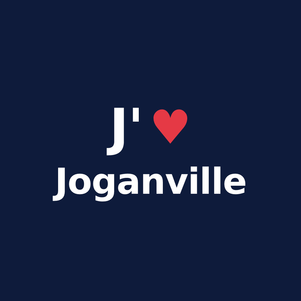 T-shirt personnalisé Joganville — design J'aime Joganville
