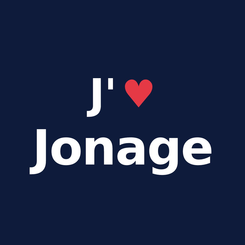 T-shirt personnalisé Jonage — design J'aime Jonage