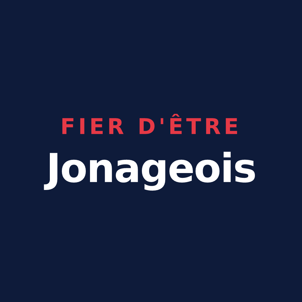 T-shirt « Fier d'être Jonageois » — design pour Jonage