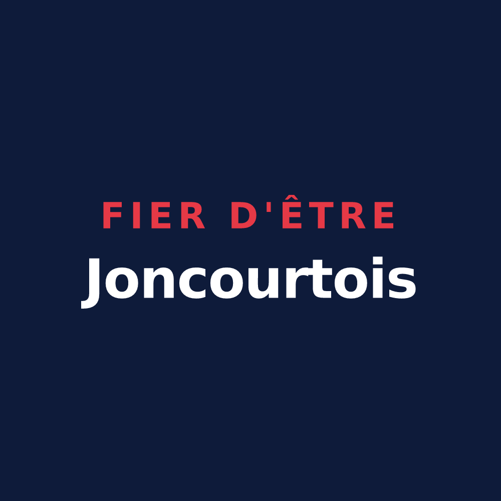 T-shirt « Fier d'être Joncourtois » — design pour Joncourt