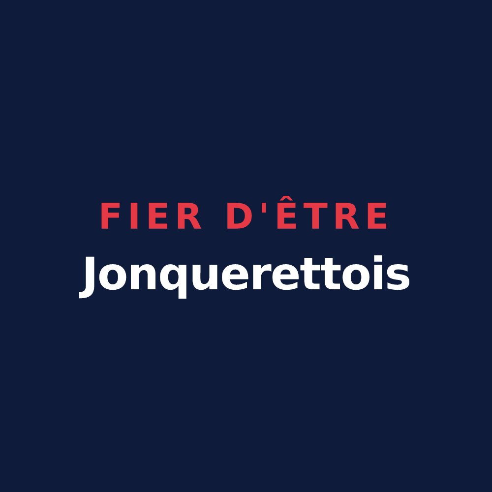 T-shirt « Fier d'être Jonquerettois » — design pour Jonquerettes