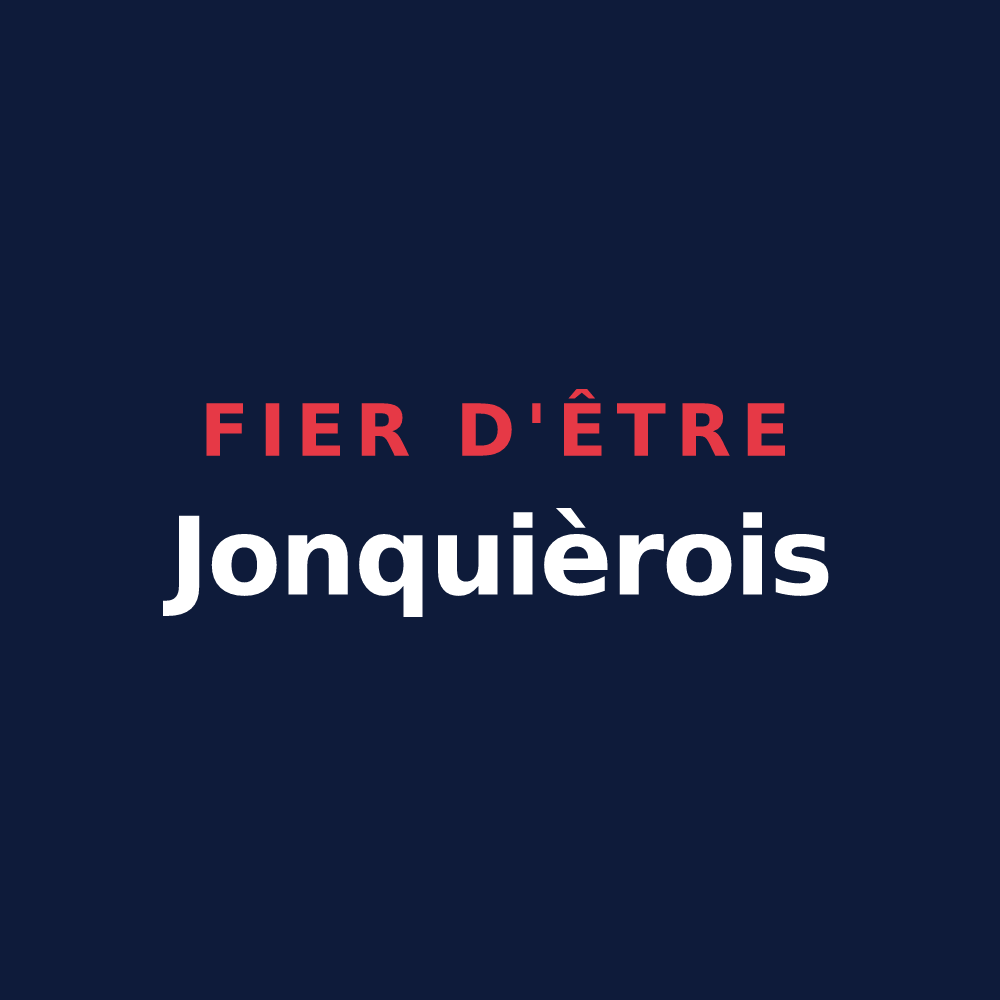 T-shirt « Fier d'être Jonquièrois » — design pour Jonquières