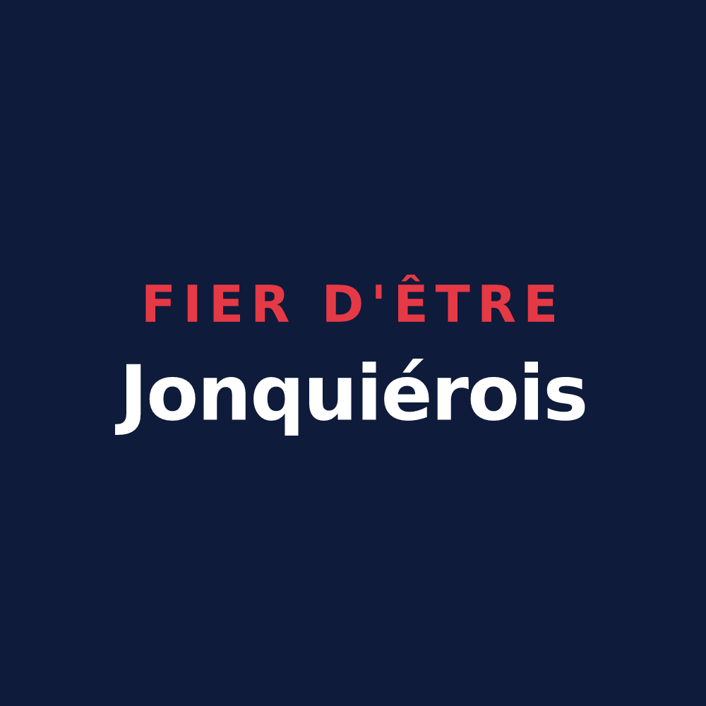T-shirt « Fier d'être Jonquiérois » — design pour Jonquières