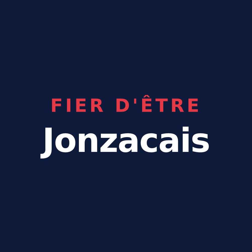 T-shirt « Fier d'être Jonzacais » — design pour Jonzac