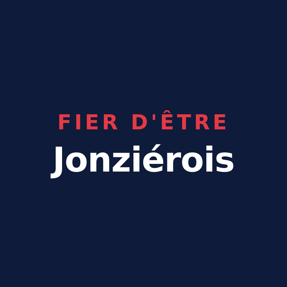 T-shirt « Fier d'être Jonziérois » — design pour Jonzier-Épagny