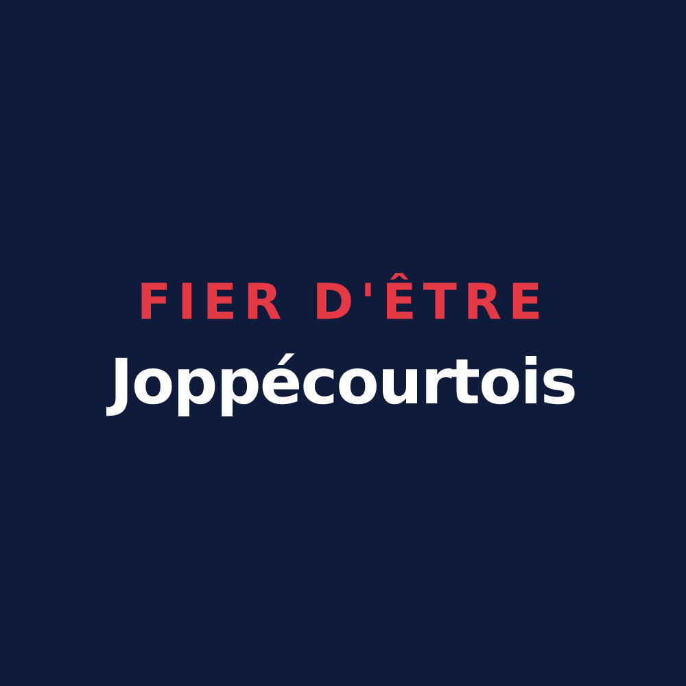 T-shirt « Fier d'être Joppécourtois » — design pour Joppécourt