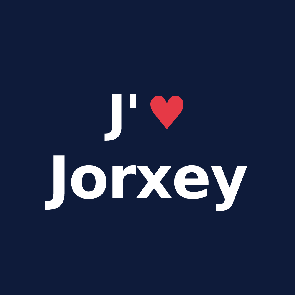 T-shirt personnalisé Jorxey — design J'aime Jorxey