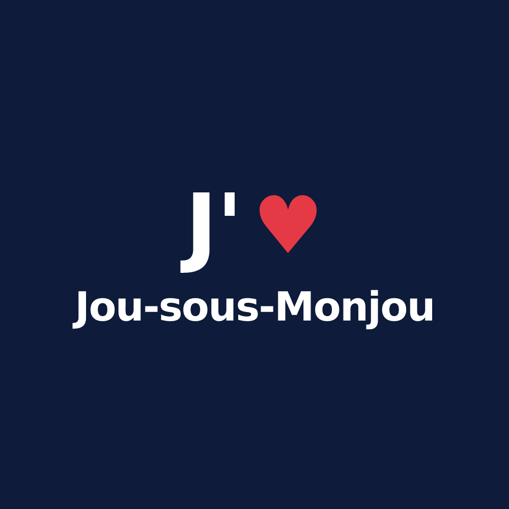 T-shirt personnalisé Jou-sous-Monjou — design J'aime Jou-sous-Monjou
