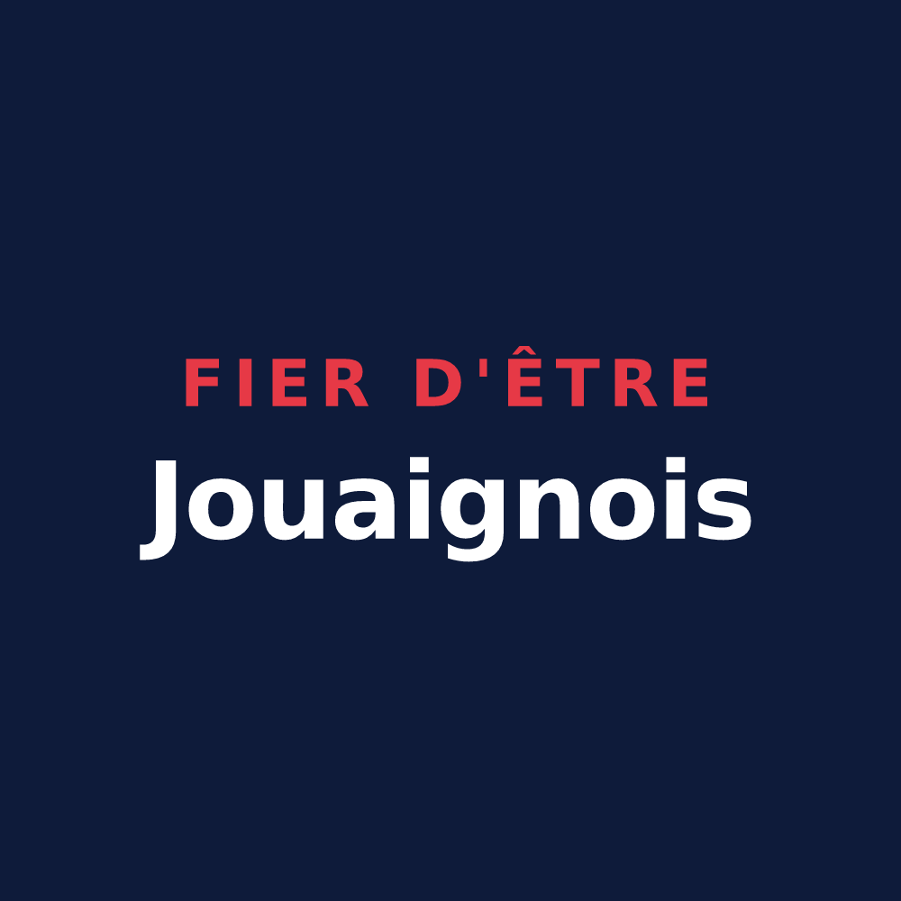 T-shirt « Fier d'être Jouaignois » — design pour Jouaignes