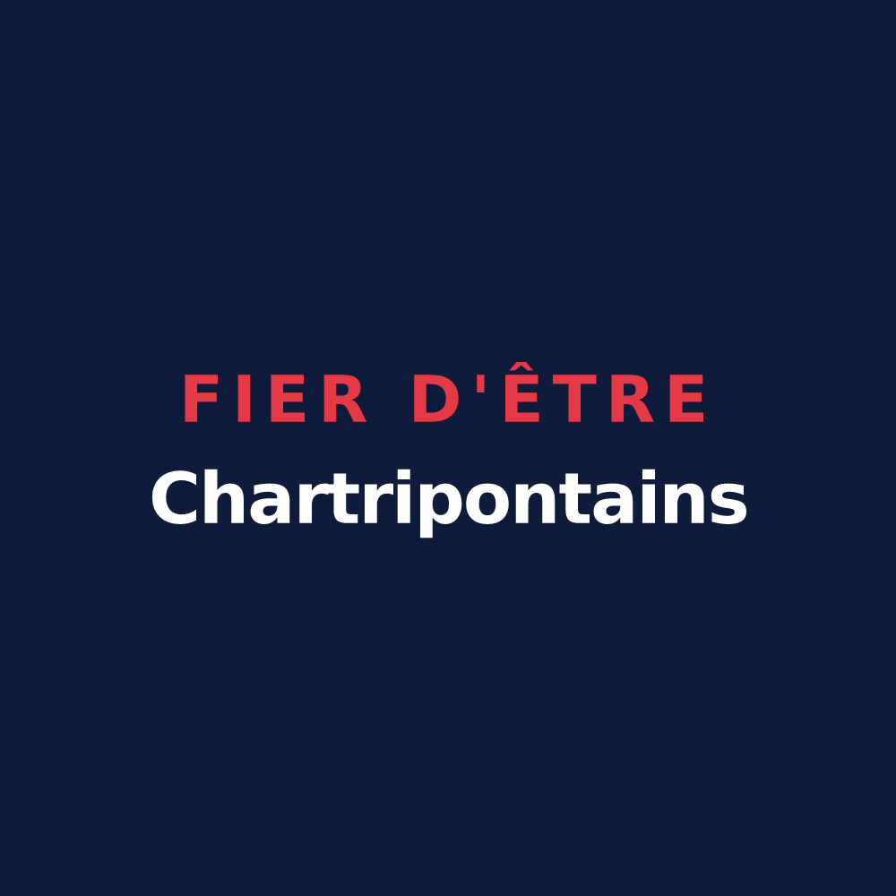 T-shirt « Fier d'être Chartripontains » — design pour Jouars-Pontchartrain