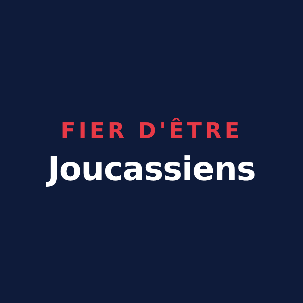 T-shirt « Fier d'être Joucassiens » — design pour Joucas