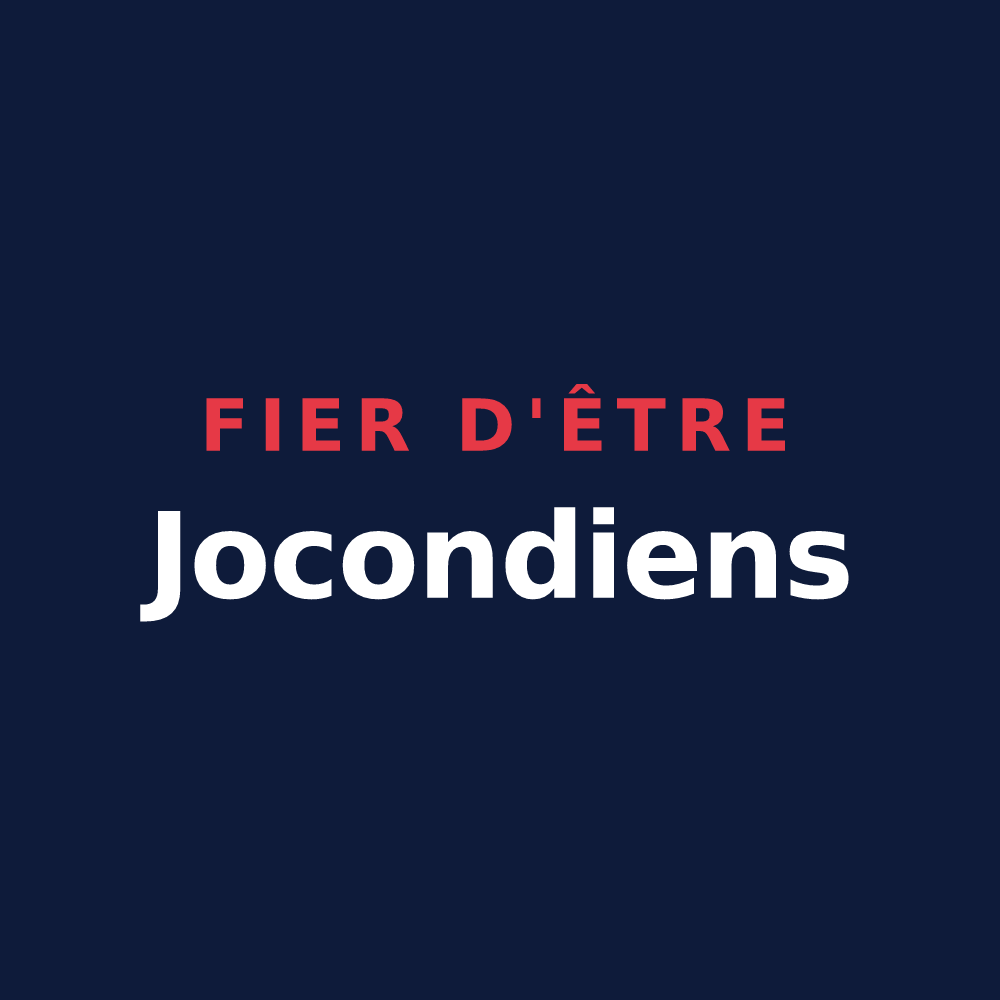 T-shirt « Fier d'être Jocondiens » — design pour Joué-lès-Tours