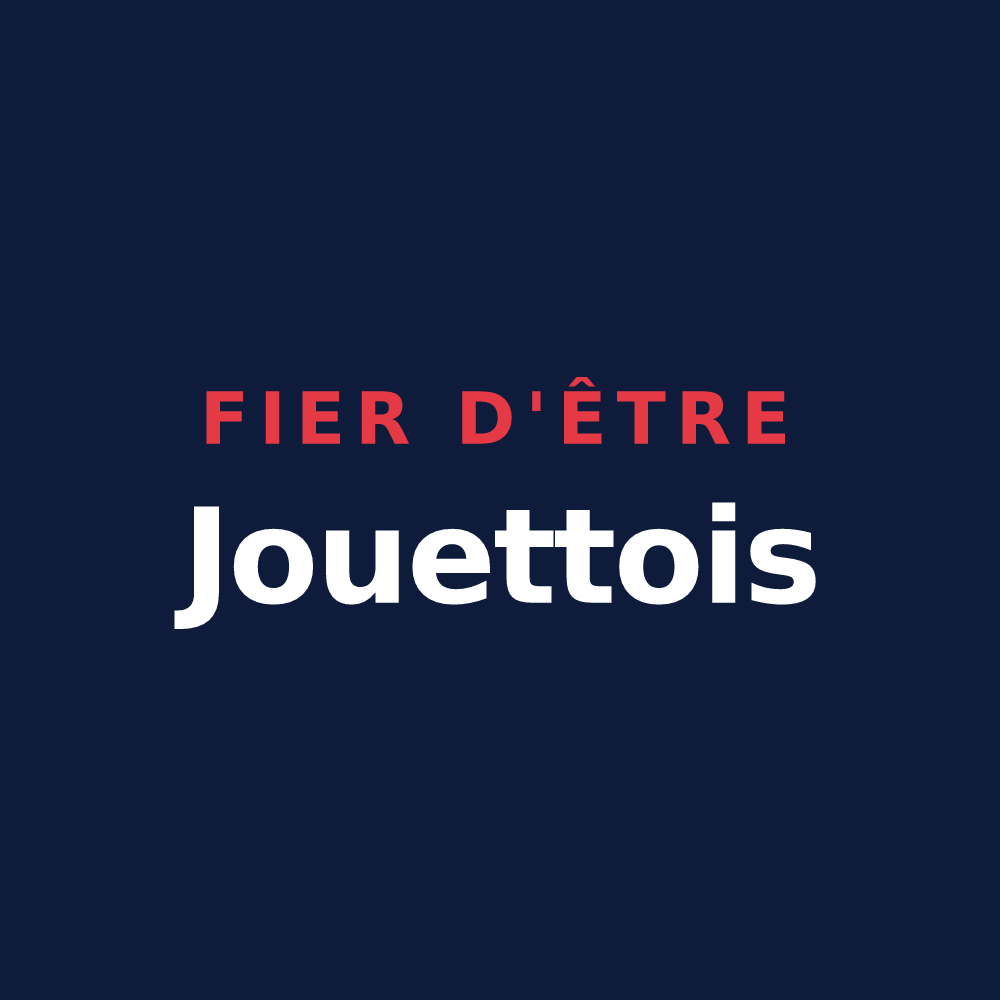 T-shirt « Fier d'être Jouettois » — design pour Jouet-sur-l'Aubois