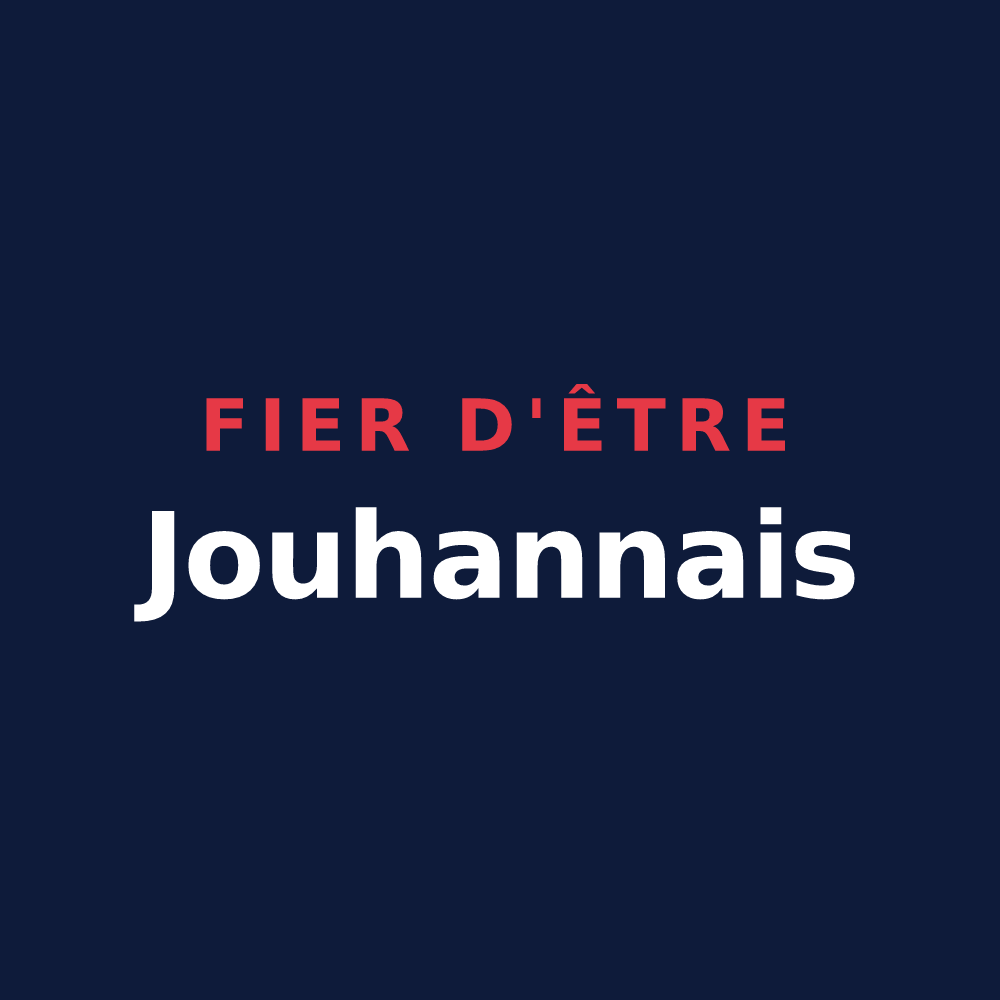 T-shirt « Fier d'être Jouhannais » — design pour Jouhe