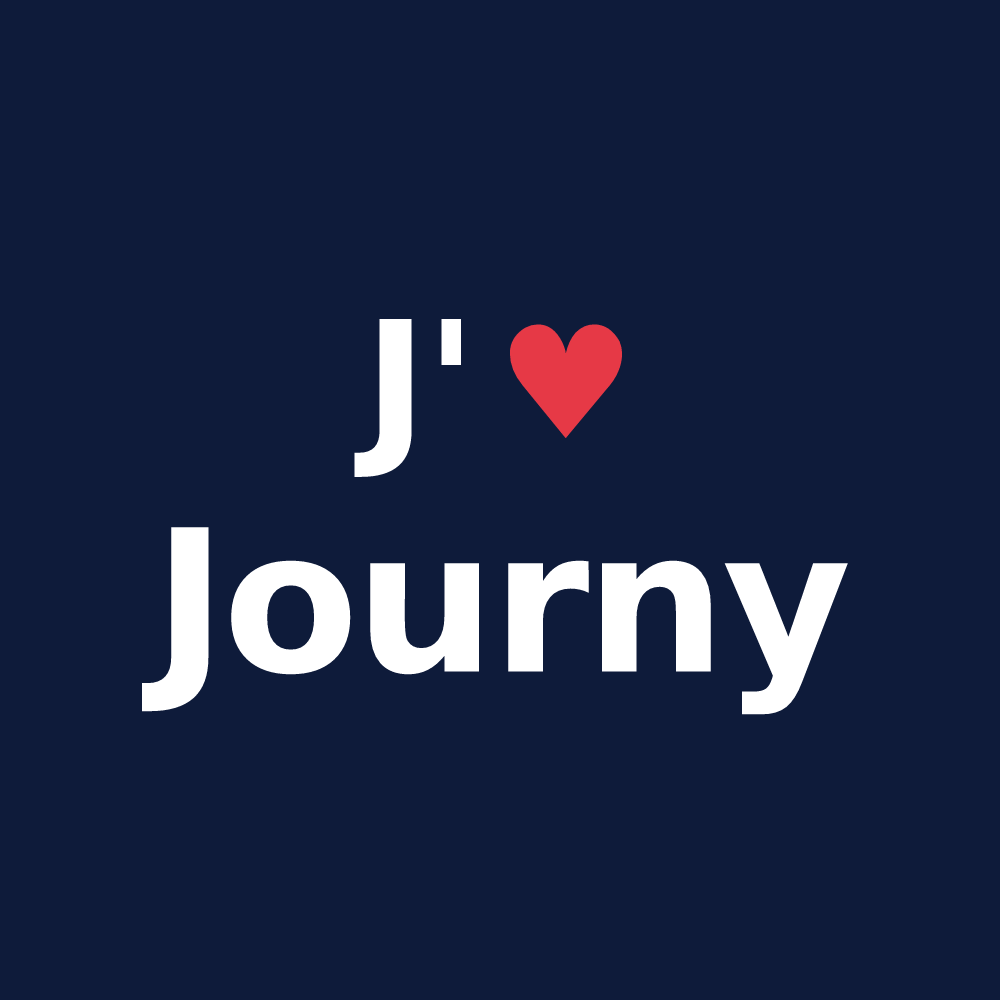 T-shirt personnalisé Journy — design J'aime Journy