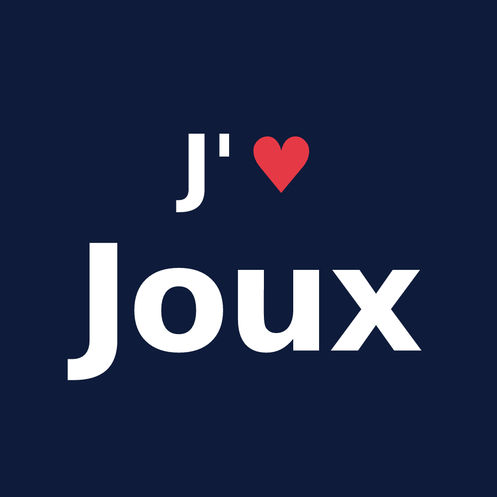 T-shirt personnalisé Joux — design J'aime Joux