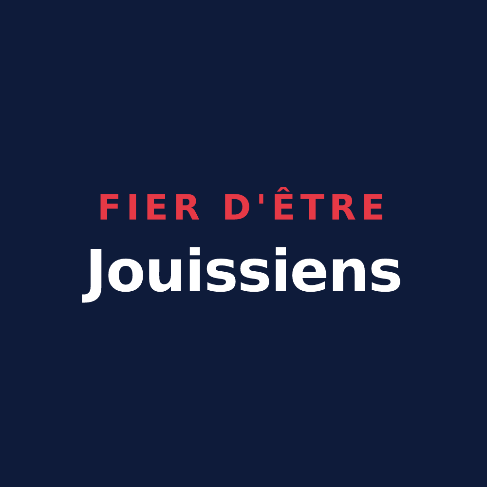 T-shirt « Fier d'être Jouissiens » — design pour Jouy-lès-Reims
