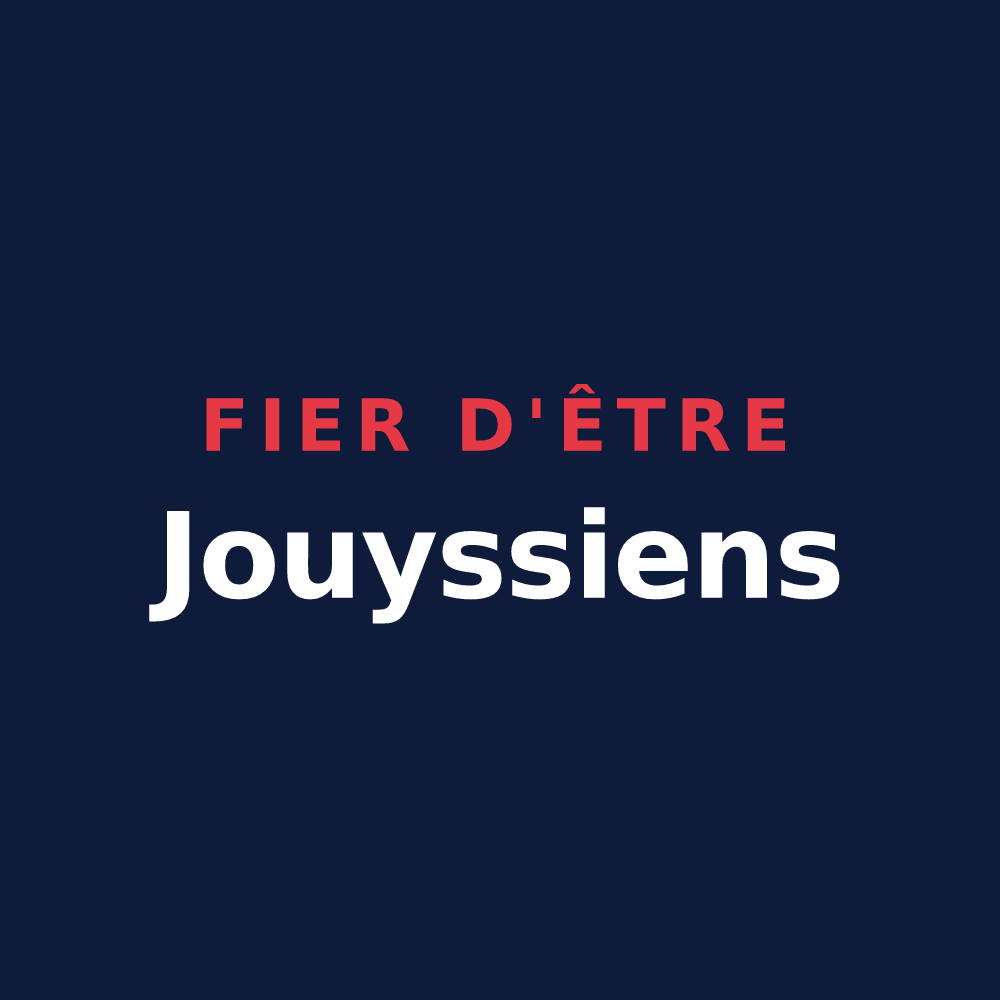 T-shirt « Fier d'être Jouyssiens » — design pour Jouy-sur-Morin