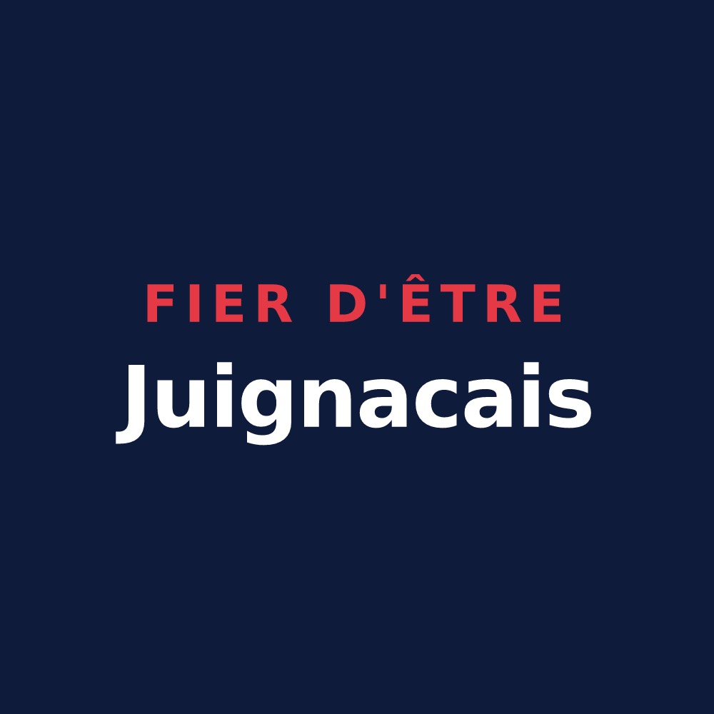 T-shirt « Fier d'être Juignacais » — design pour Juignac