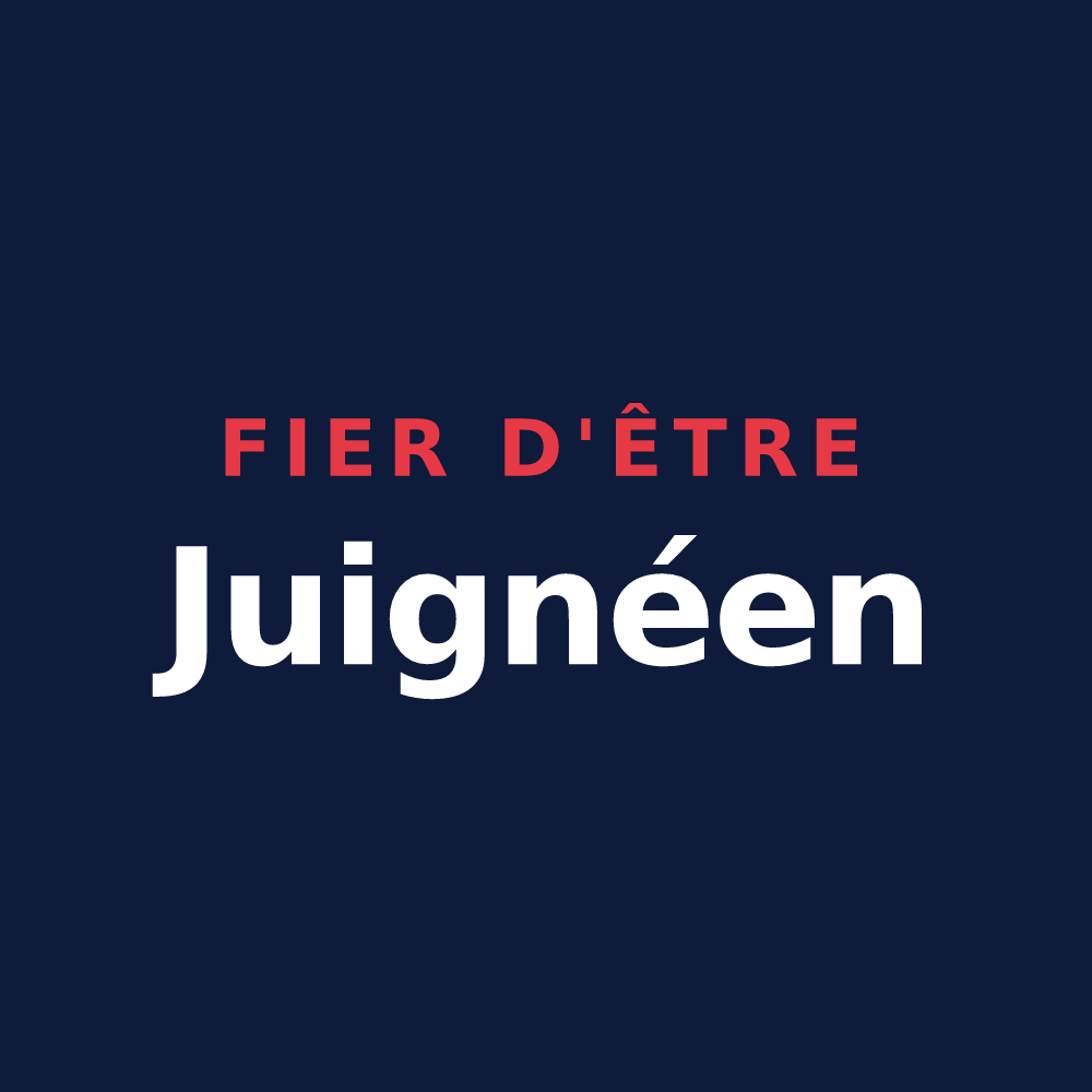 T-shirt « Fier d'être Juignéen » — design pour Juigné-sur-Sarthe
