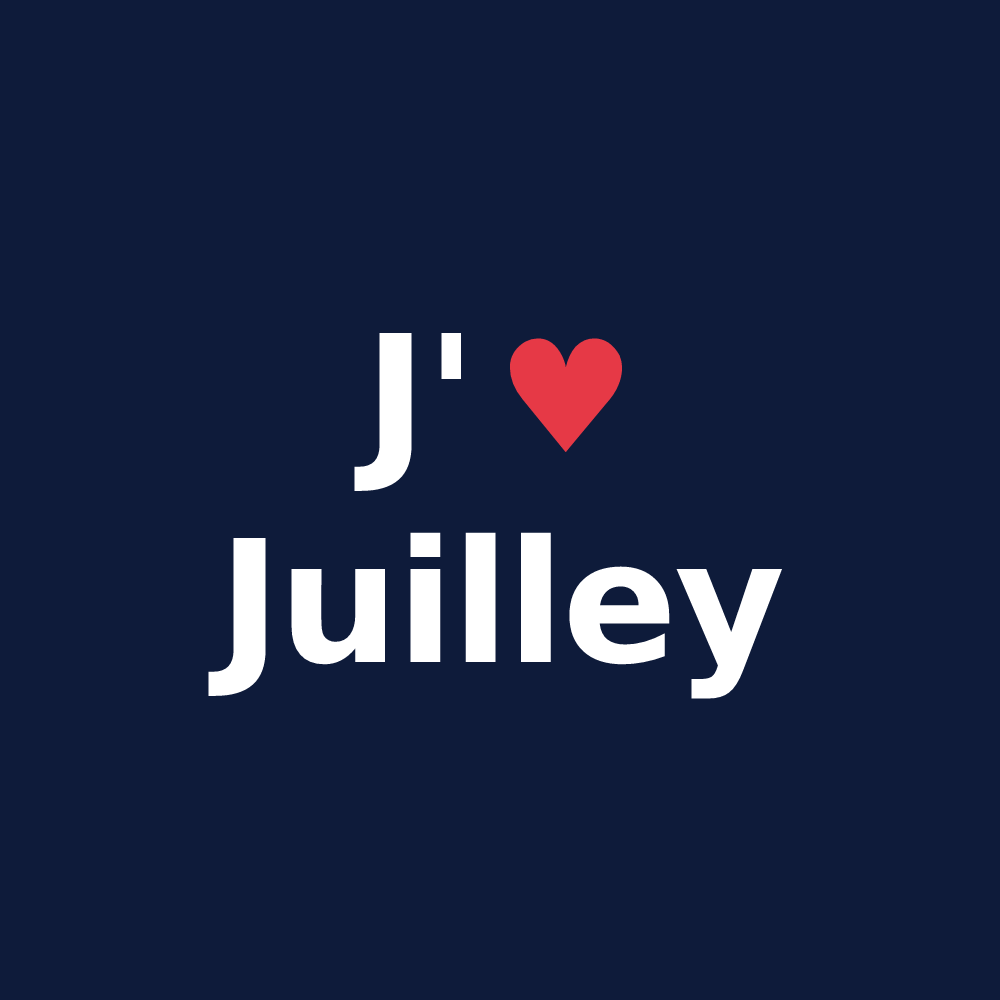 T-shirt personnalisé Juilley — design J'aime Juilley