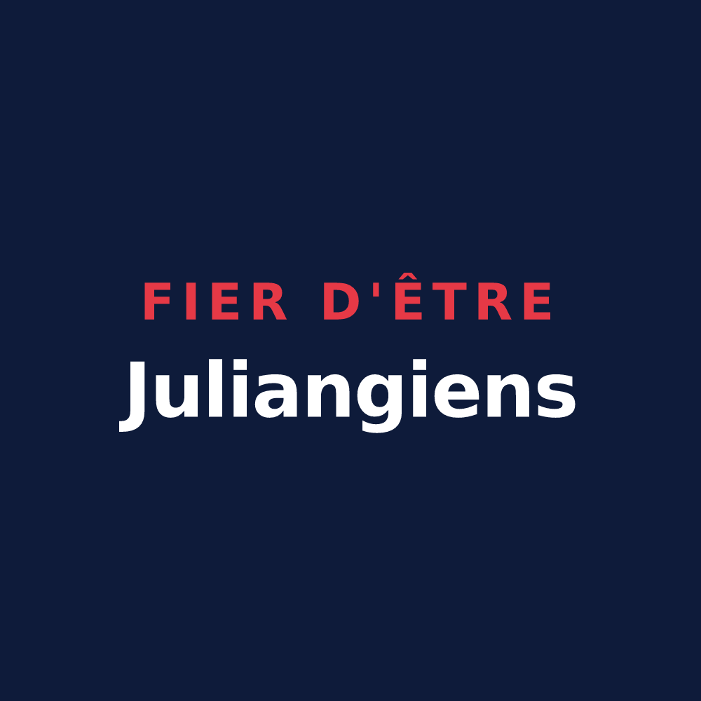 T-shirt « Fier d'être Juliangiens » — design pour Julianges
