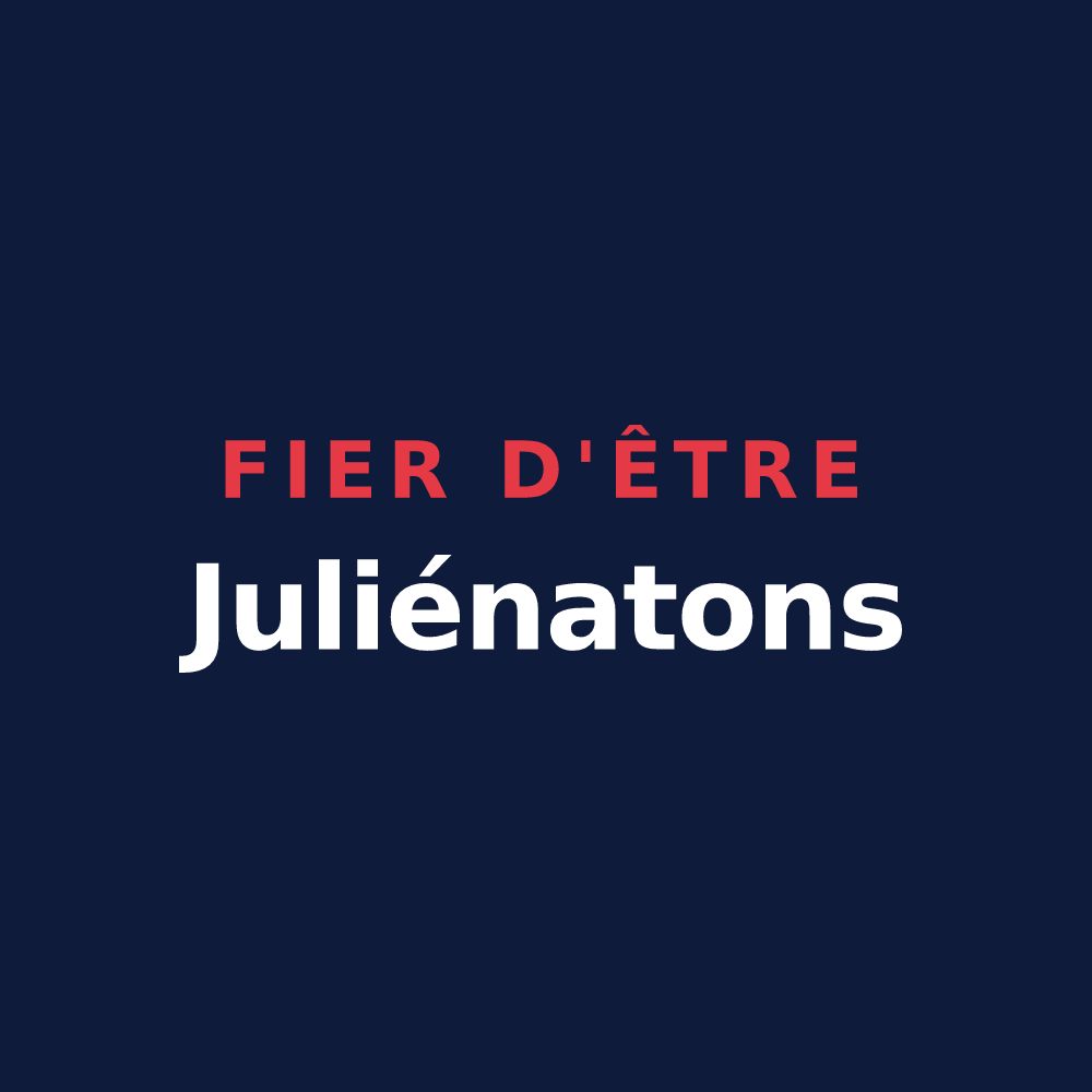 T-shirt « Fier d'être Juliénatons » — design pour Juliénas